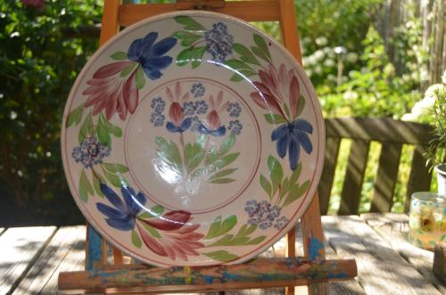 Schotel/schaal Brabants/boerenbont in goede staat