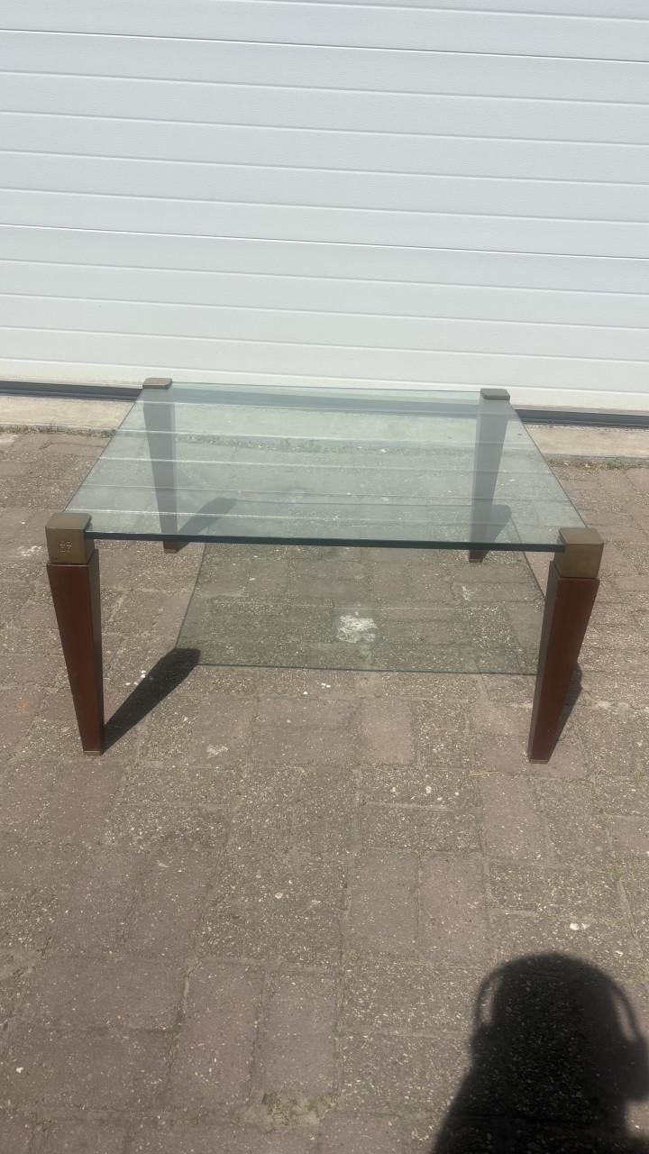 Glazen salontafel