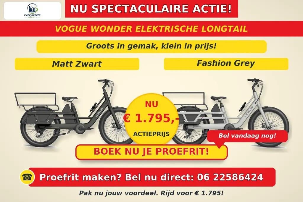 🚴‍♂️ NU SPECTACULAIRE ACTIE! VOGUE WONDER