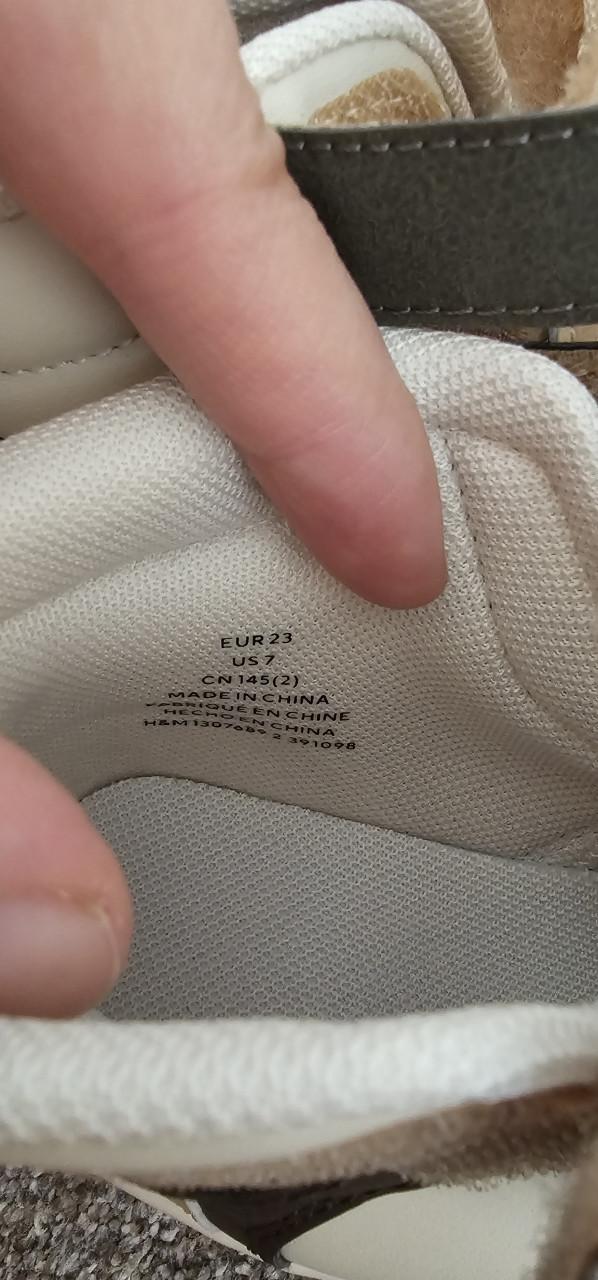 H&M nieuwe hoge sneakers maat 23