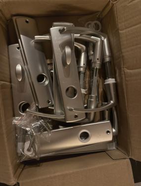 AXA Edge deurklinken zilver 5 stuks