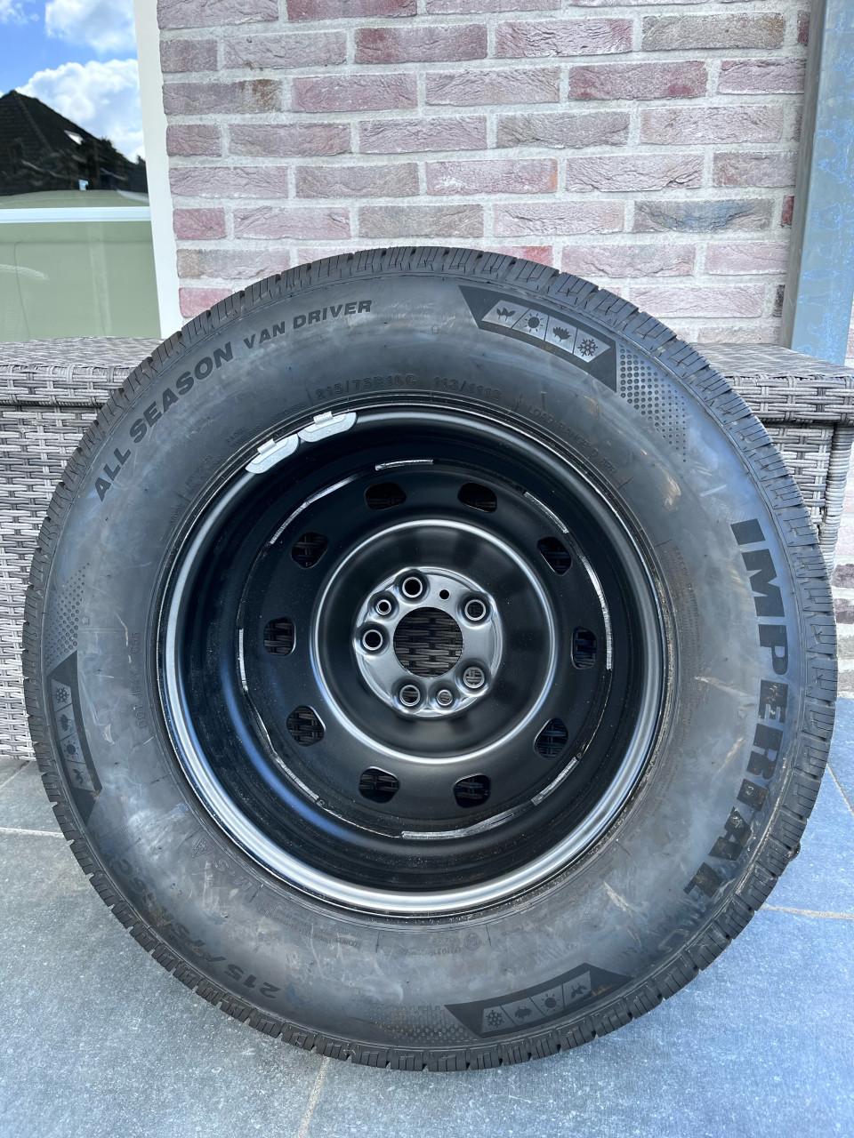 Camper reservewiel met band 16"  NIEUW!!