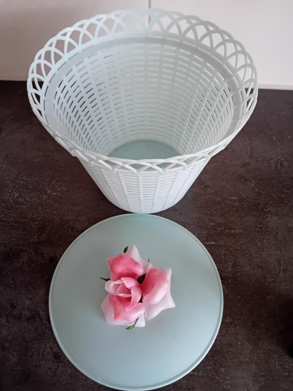 70 jaren krulspeldenmandje