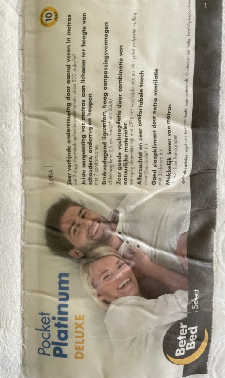 Beter bed matras graag snel ophalen