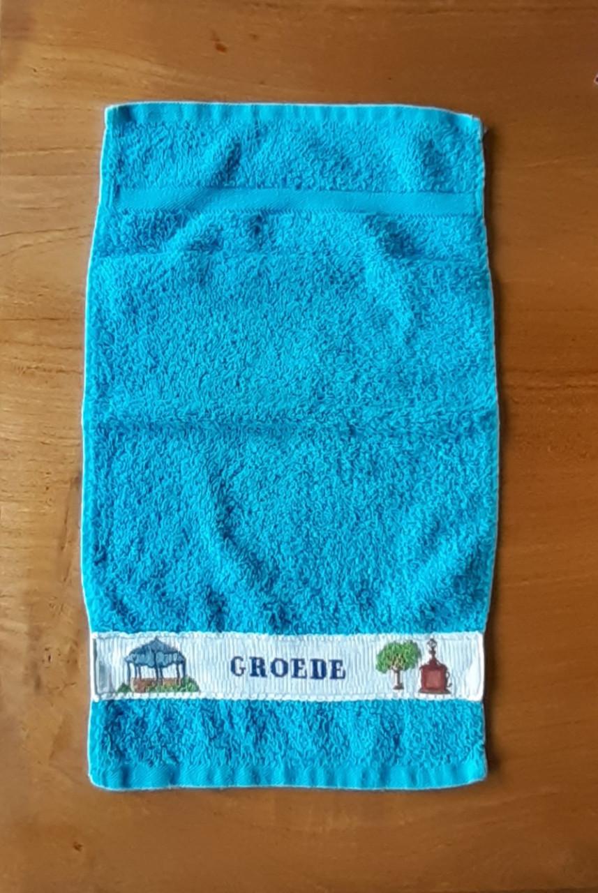 Gastendoekje met borduurrand Oostburg, Groede