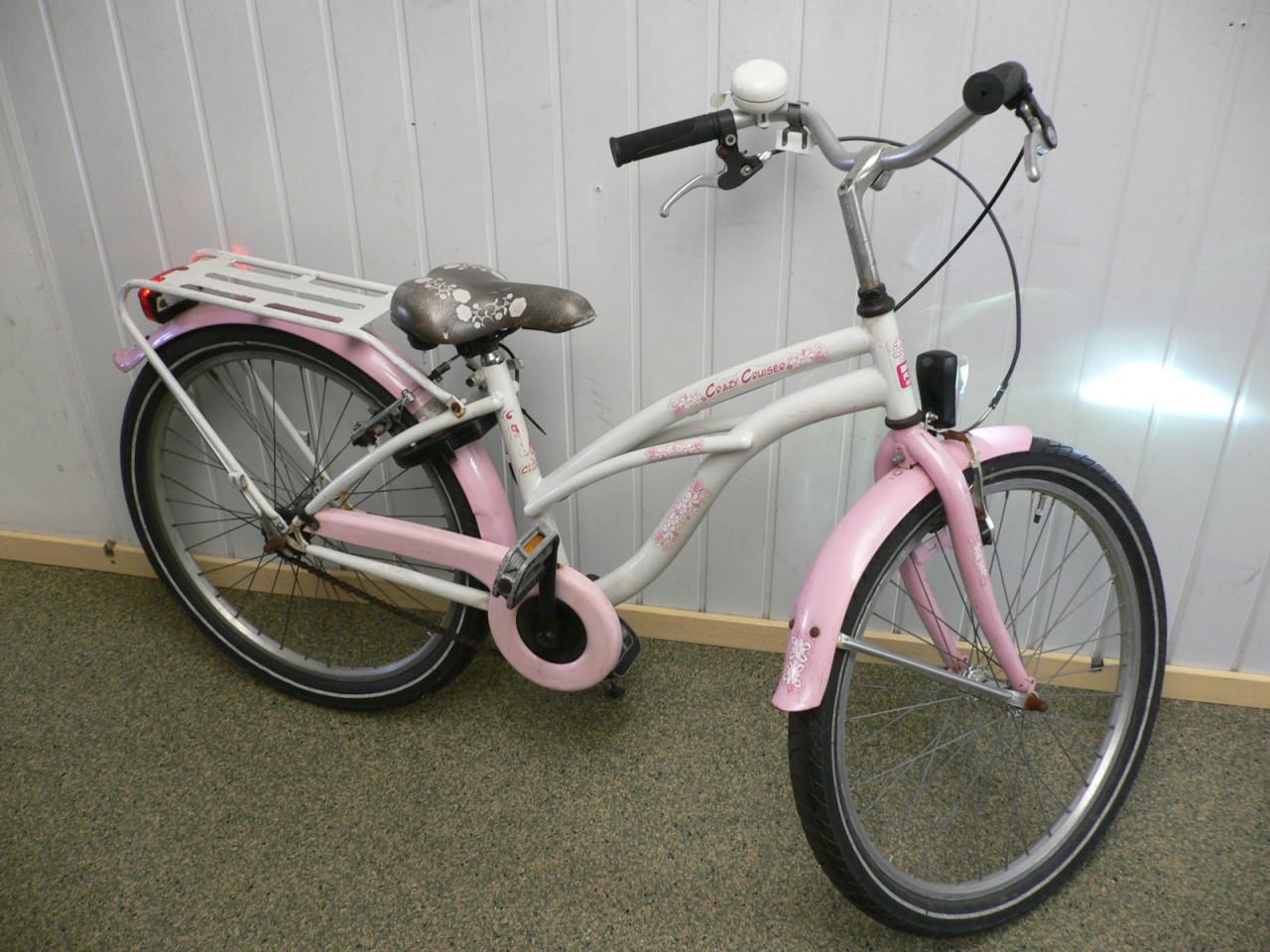 Gebruikte Bike Fun Crazy Cruiser meisjesfiets 24" Remnaaf 1 versnelling