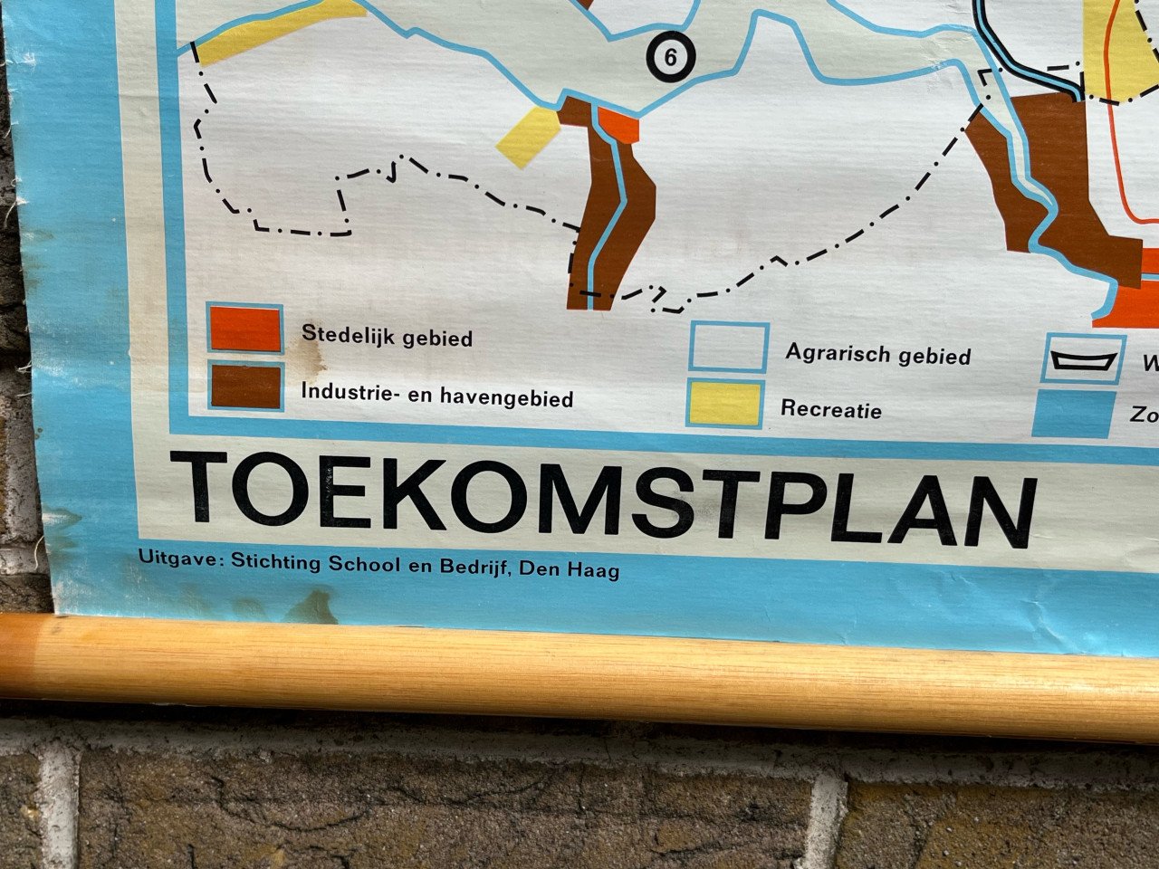 Wandplaat “Deltaplan”