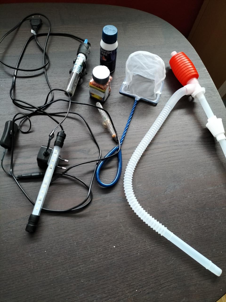 Aquarium met toebehoren