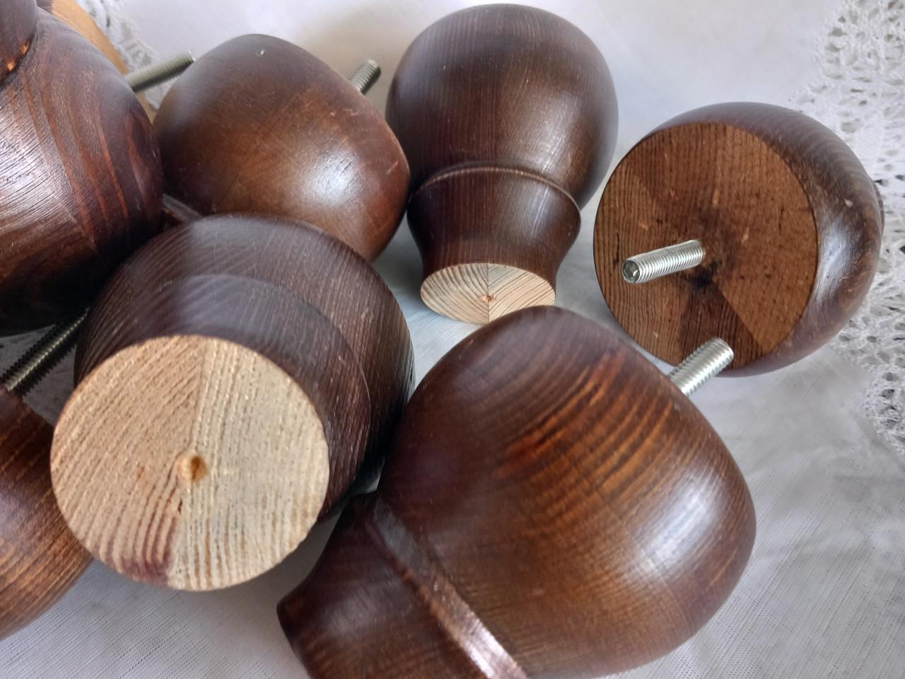 9 houten bank / kast pootjes
