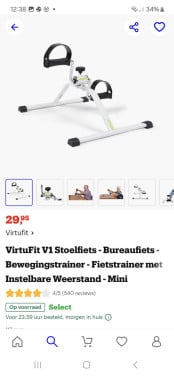 Bureafiets Virtufit