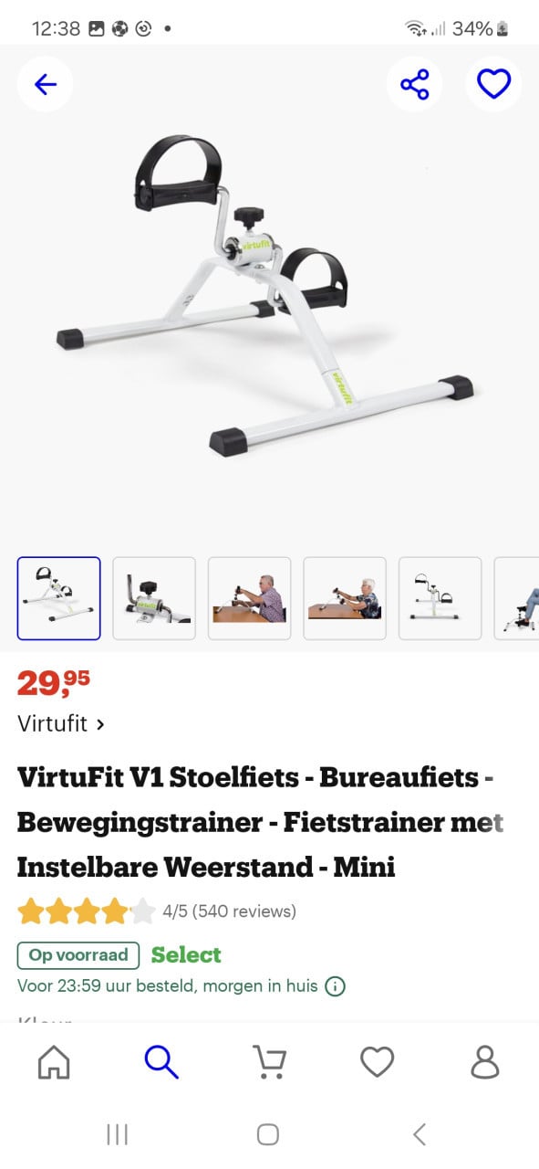 Bureafiets Virtufit