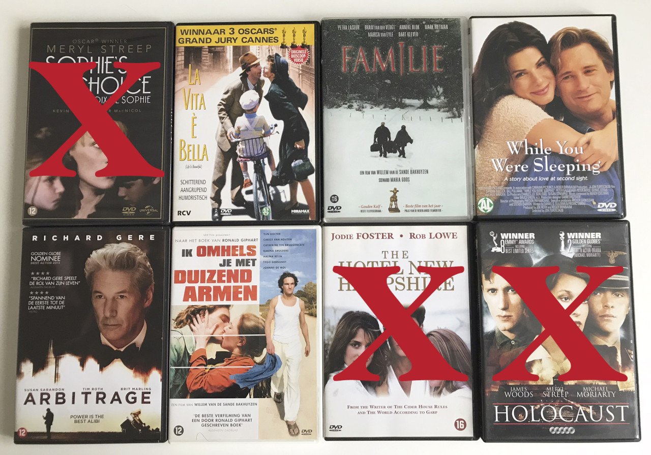 48 DVD's met goede films