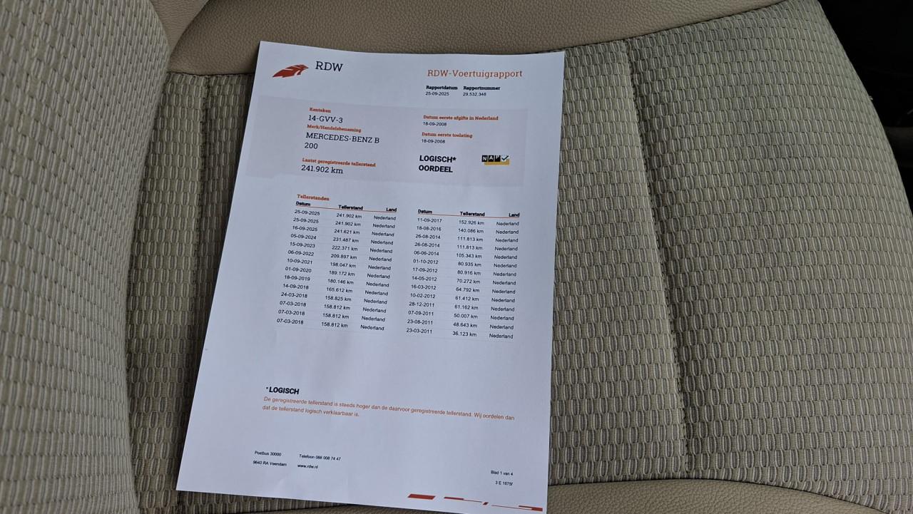 Mercedes B klasse 200 Automaat !!! 5deurs bj:2008 airco-navigatie