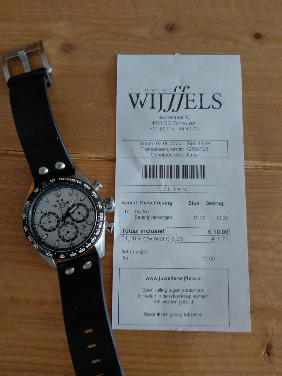 TW STEEL chronograaf