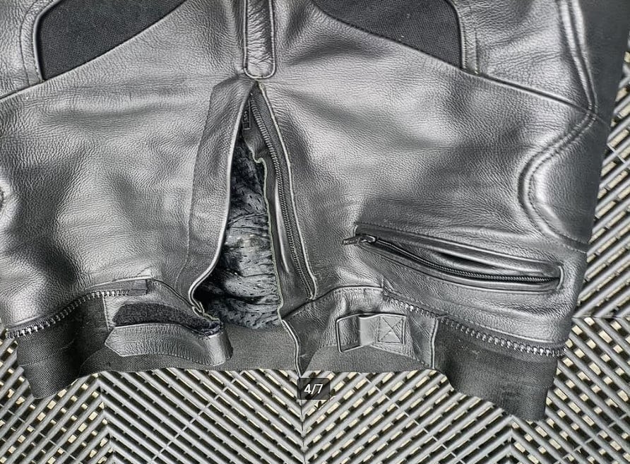 Leren Motorbroek heren