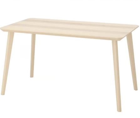 Ikea Lisabo eettafel / essenfineer 140 x 78 cm