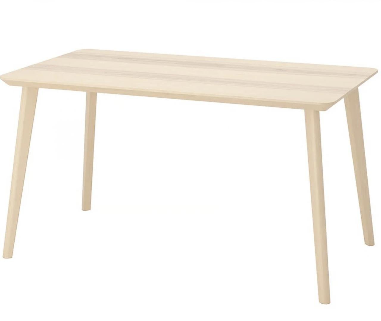 Ikea Lisabo eettafel / essenfineer 140 x 78 cm