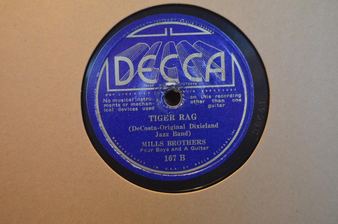Bijzondere 78rpm Mills Brothers