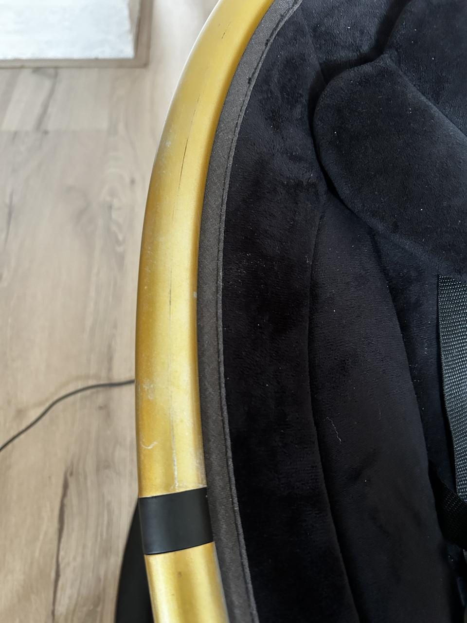 Wipstoeltje | X Adventure Rocco elektrische babyschommel – Black & Gold