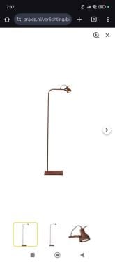 Leeslamp Jesper - roest kleur