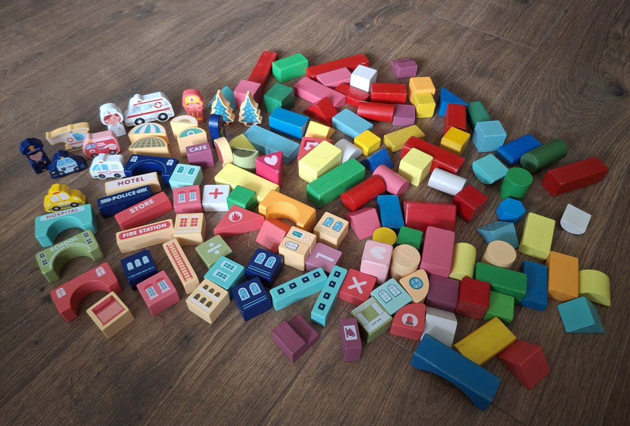 Houten Speelblokjes