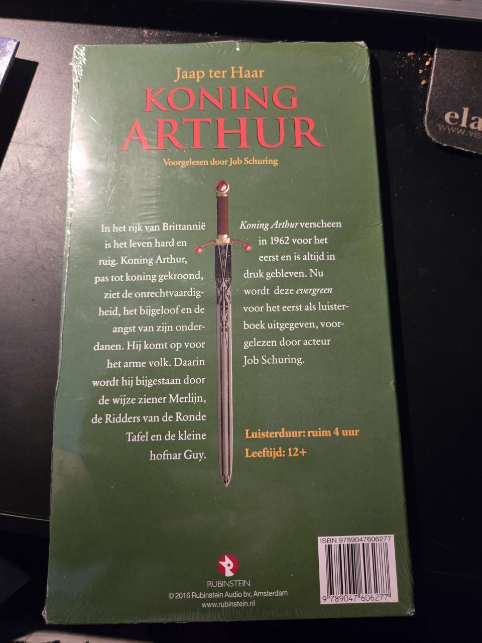 4 CD-luisterboek van Koning Arthur door Jaap ter Haar