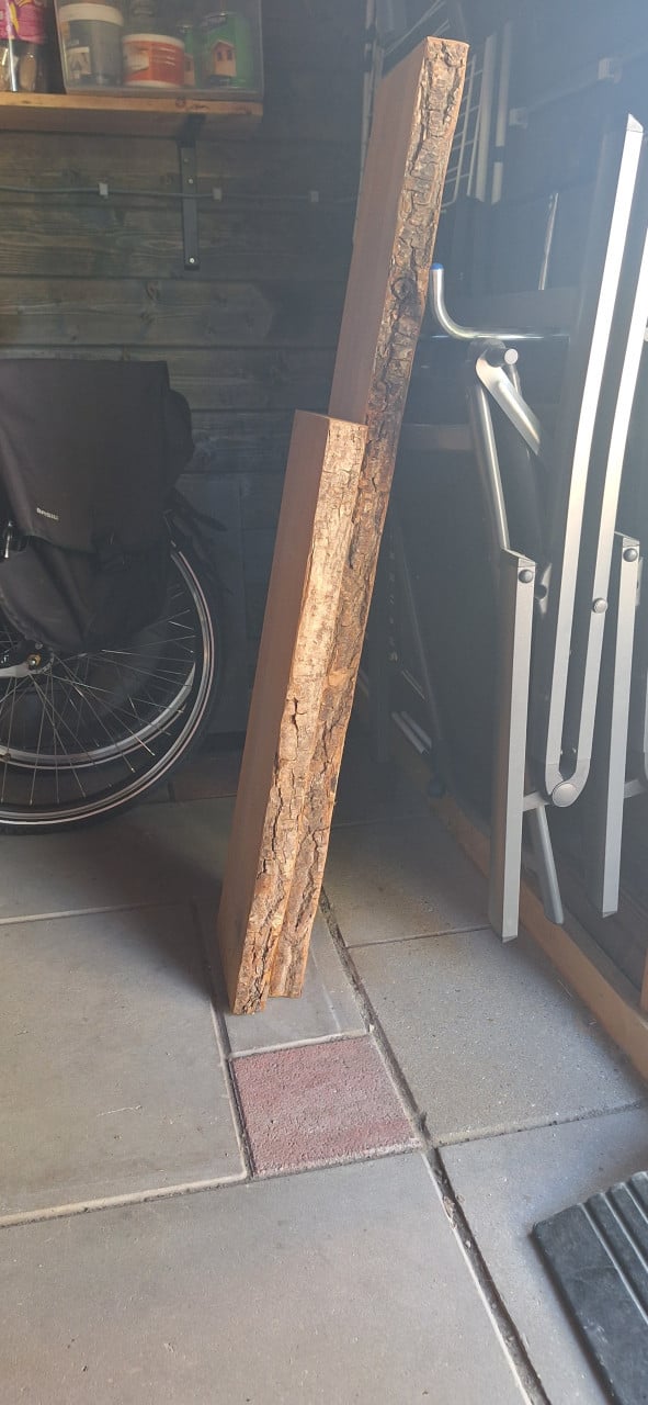 Onzichtbare plankdragers met planken