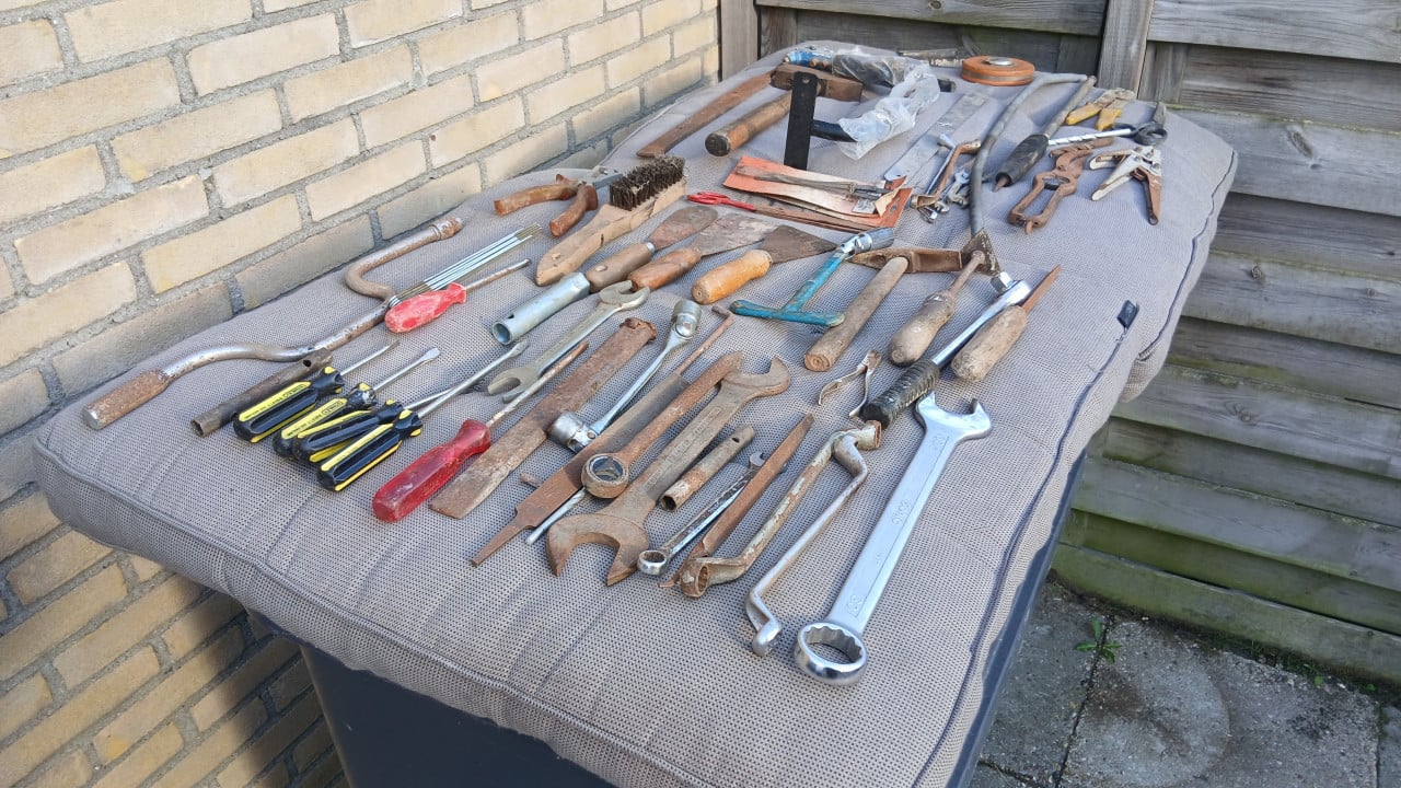Partij handgereedschap te koop