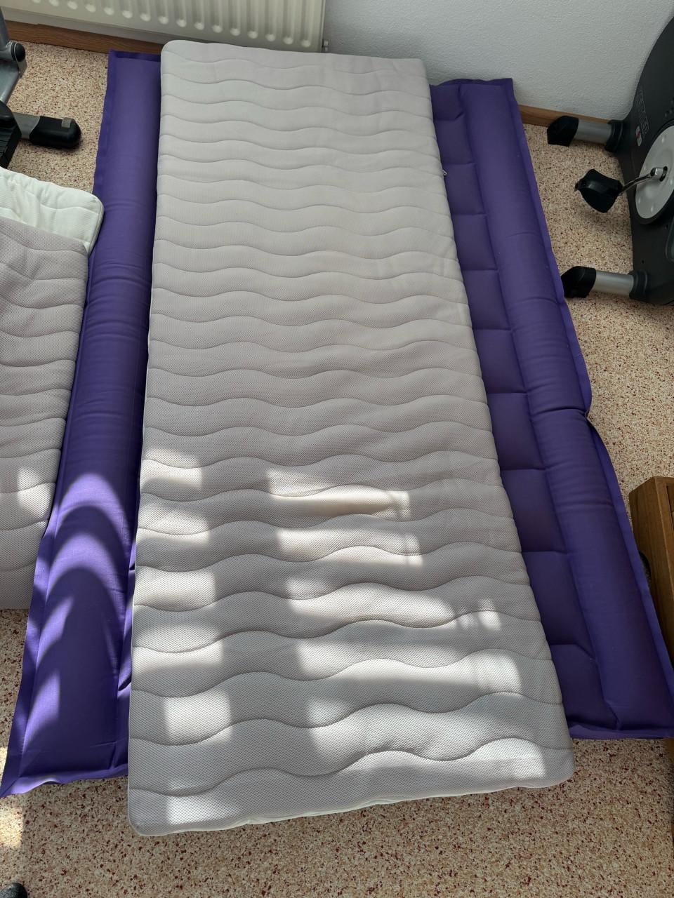 Eenpersoons toppermatras 195cm x 78cm x 5cm