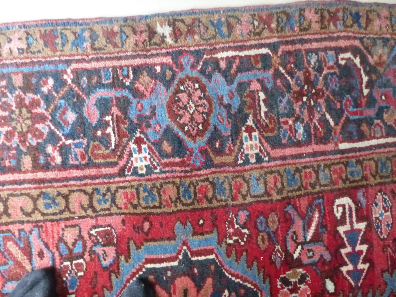 Tapijt uit Iran wol handwerk 261x356 zeer groot zwaar