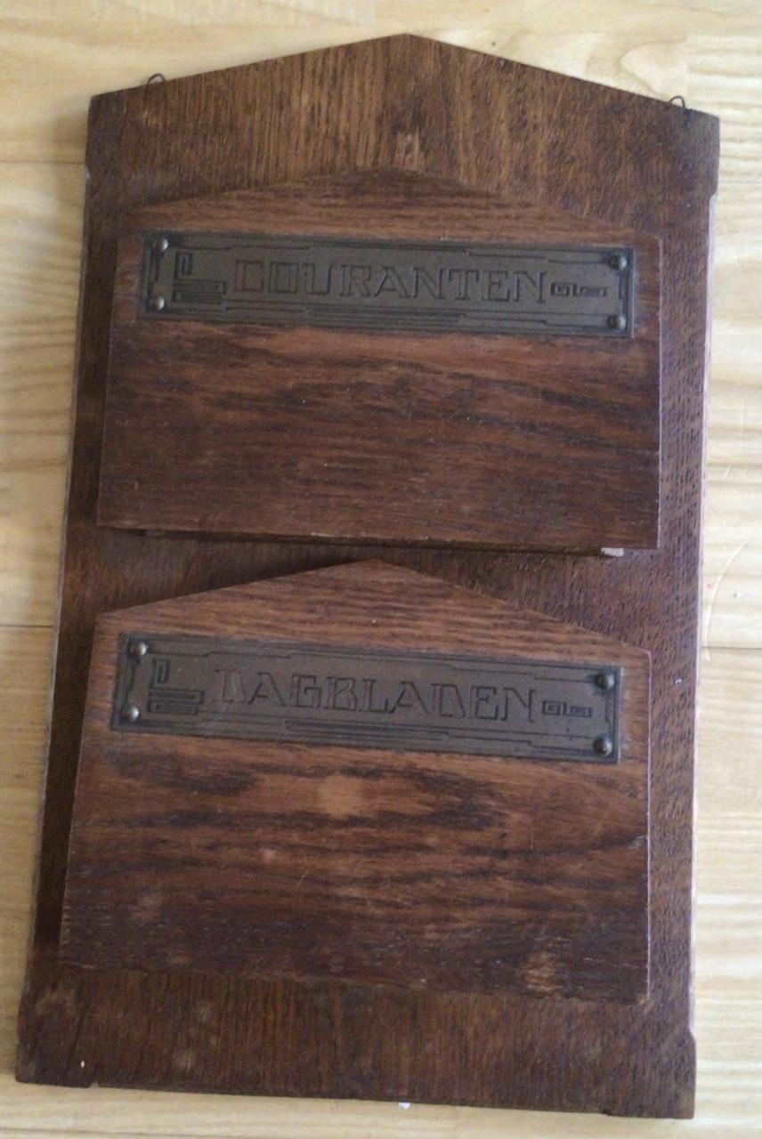 Vintage dagbladhouder