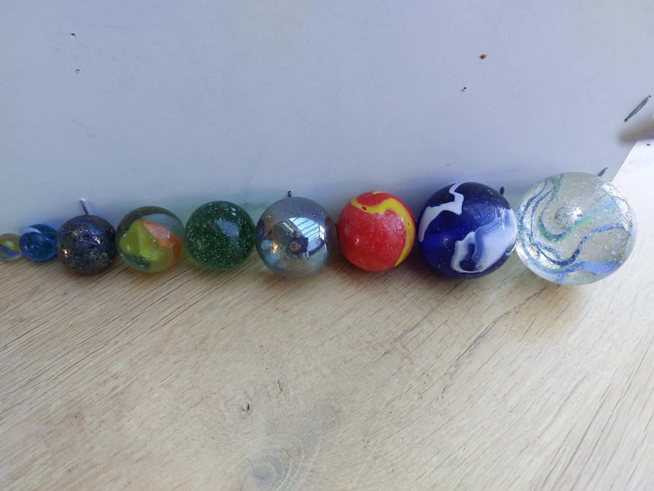 Verzameling Knikkers.