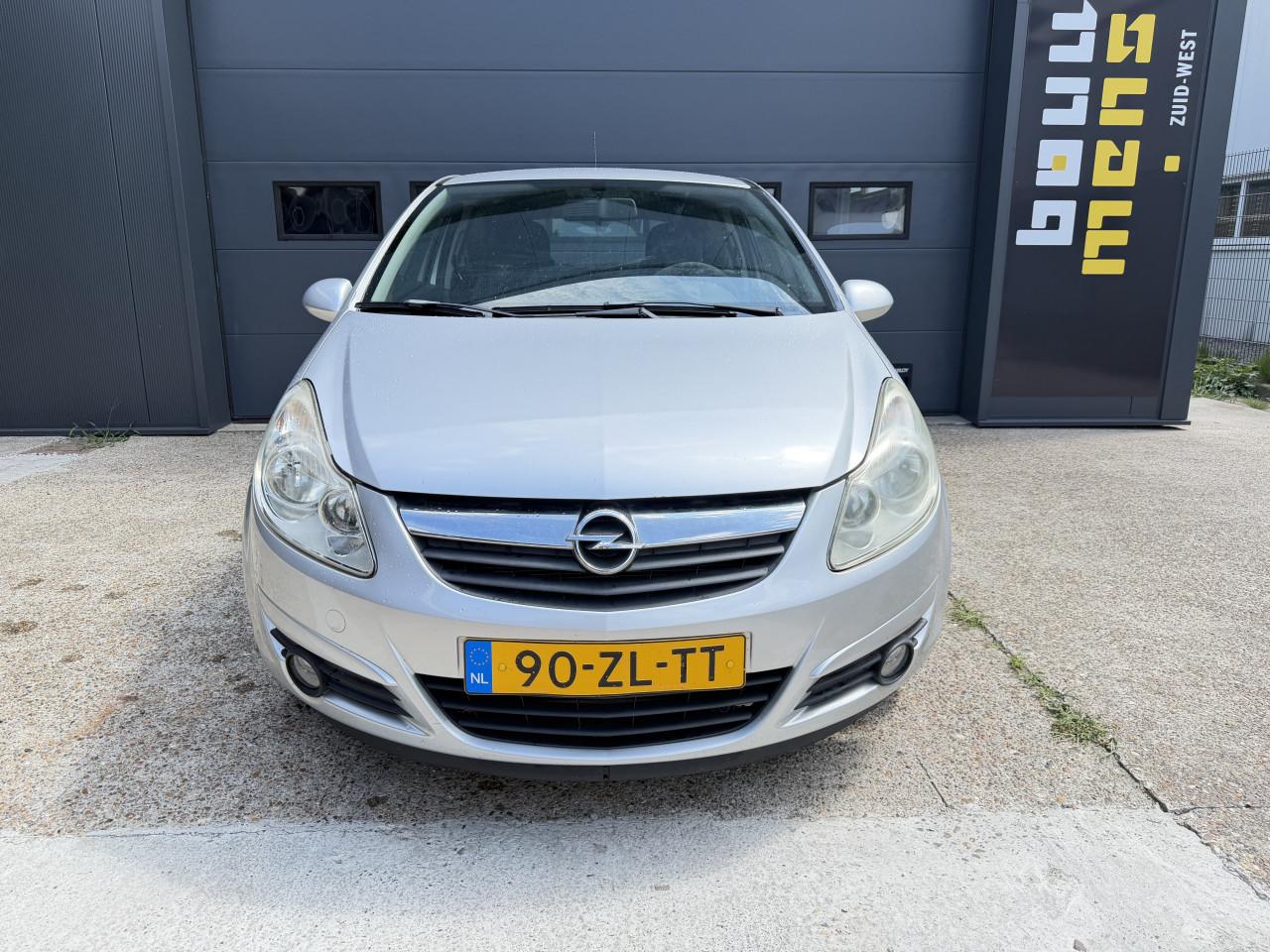 Opel Corsa 1.4 16V 66KW 3DRS 2008 Zilver Airco Apk Cruise Nap