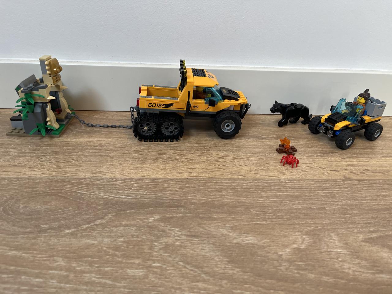 LEGO jungle missie met voertuigen