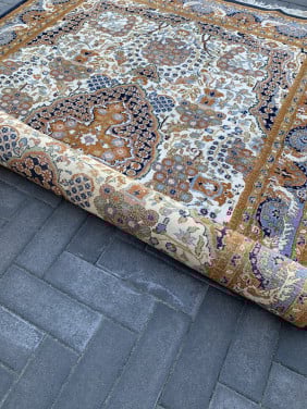 ✨Prachtig Sfeervol Handgeknoopt Vintage  Vloerkleed✨