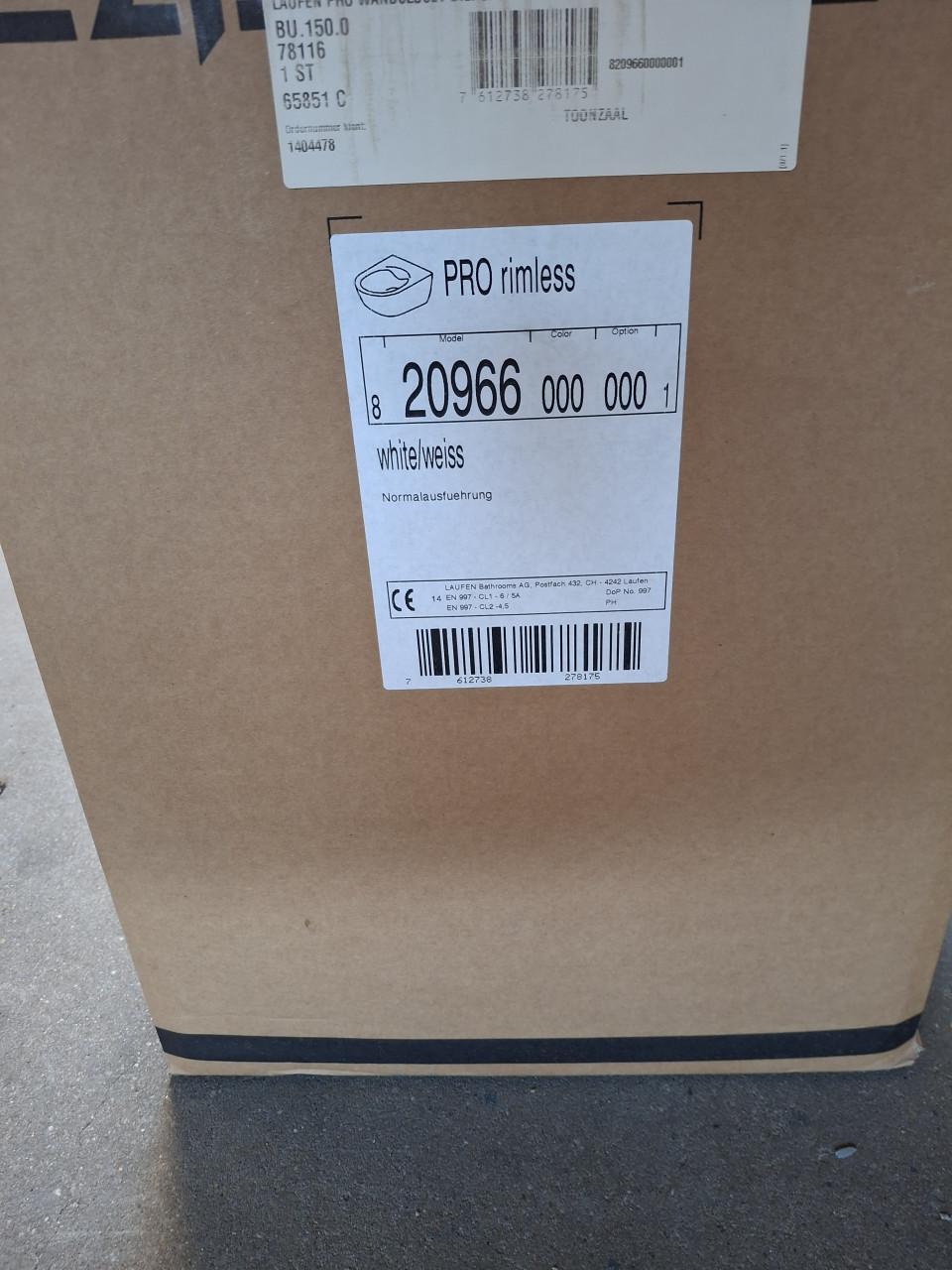 Hangtoilet Laufen Nieuw