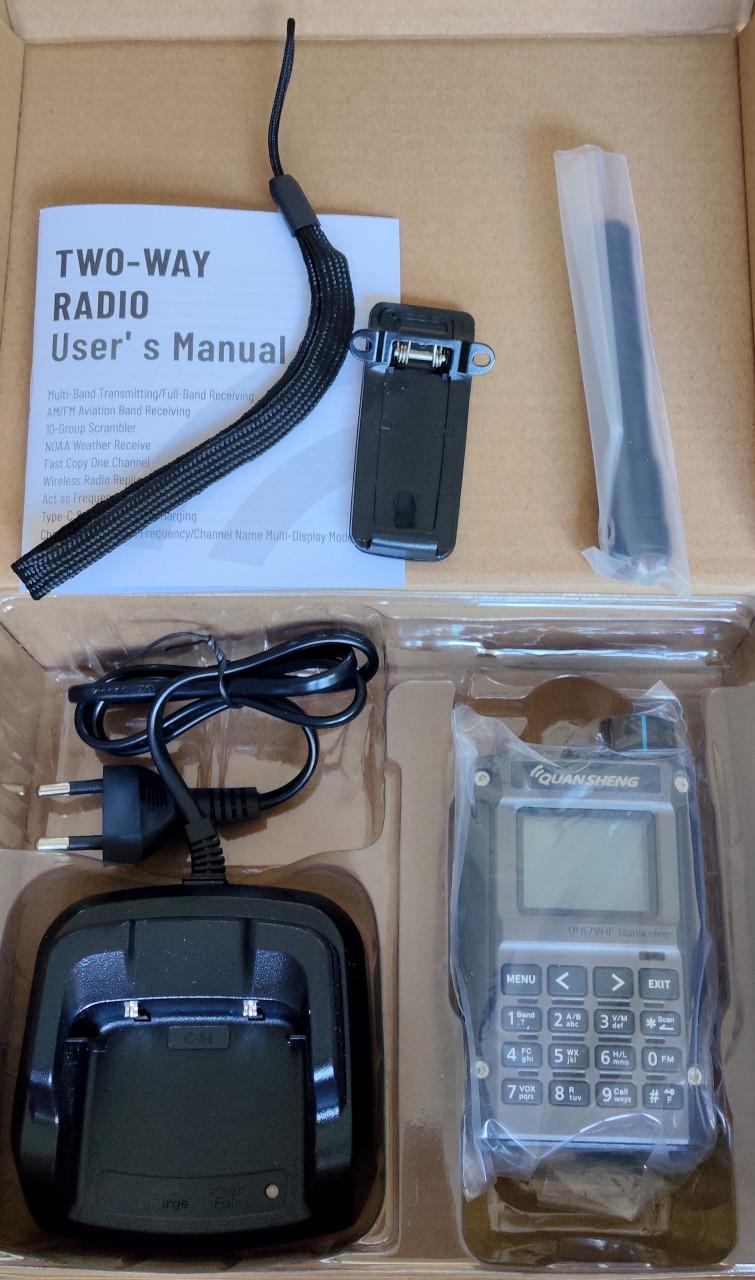 Quansheng UV-K1(8) Walkie-Talkie Multiband.