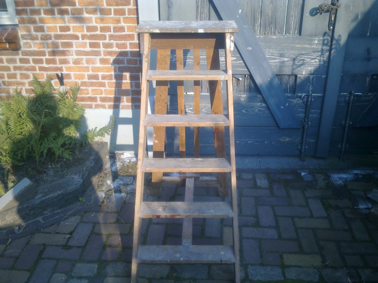 Houten huishoudtrap