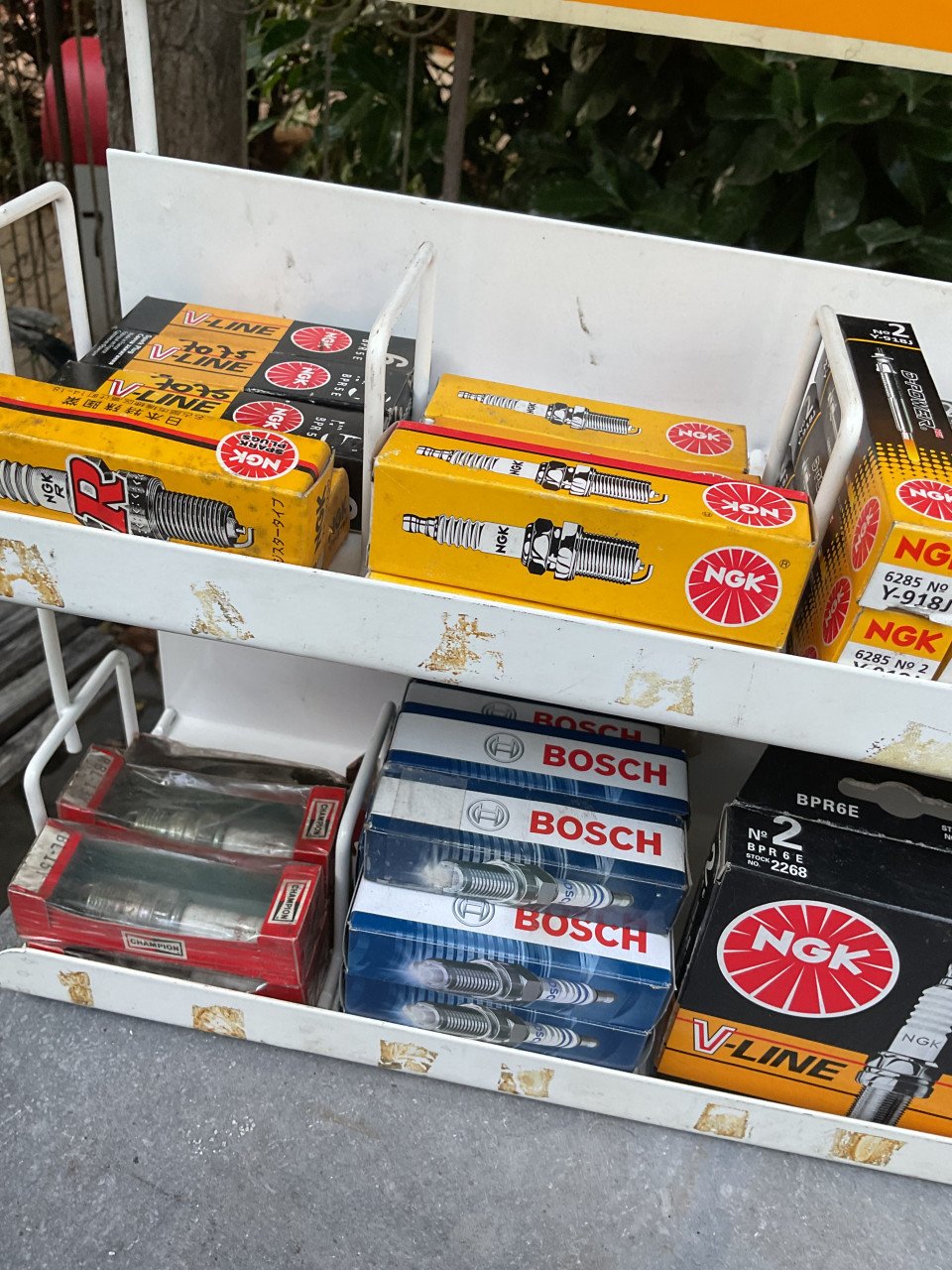 Vintage wandrek NGK bougies