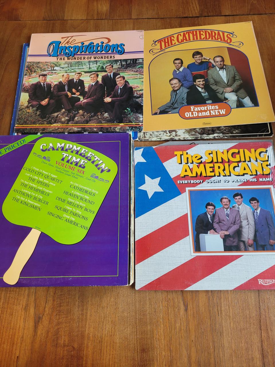 LP's met Gospel / religieuze muziek