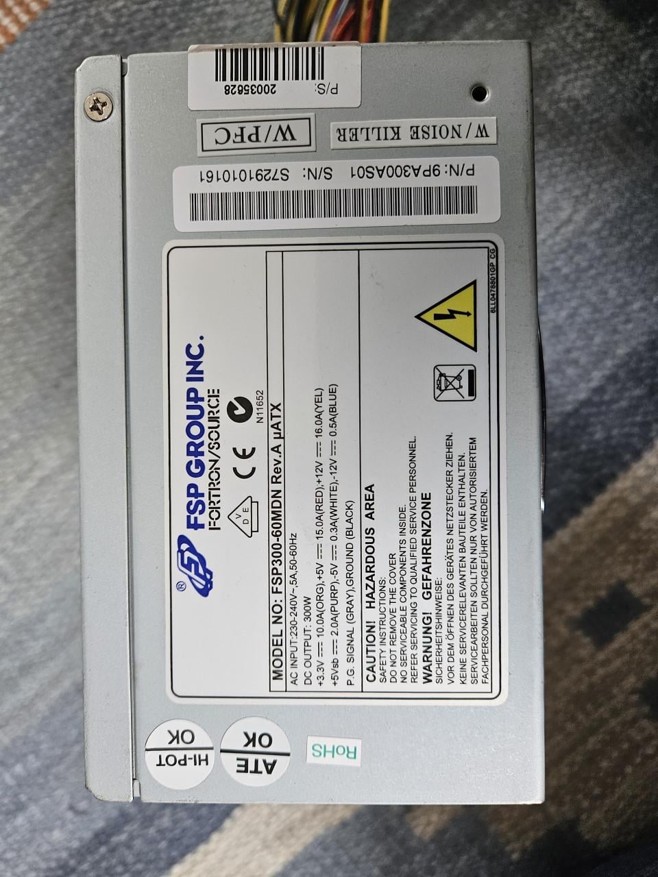 Voeding voor computer.