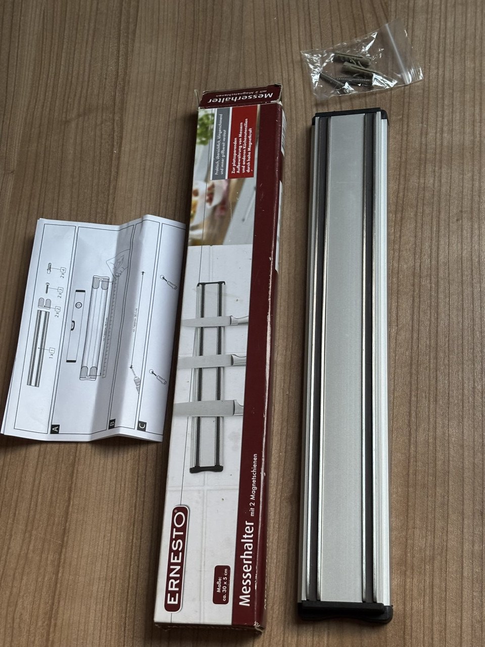 Magnetische messenhouder voor aan de wand 30x5 keuken