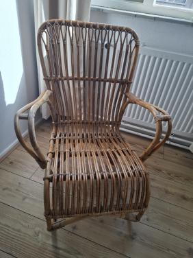 Vintage rotan stoel