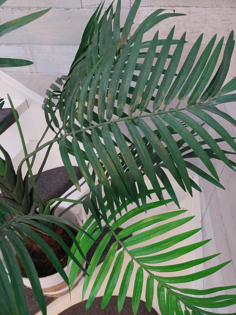 Grote kunstpalm incl. pot,  mooie kwaliteit zgan