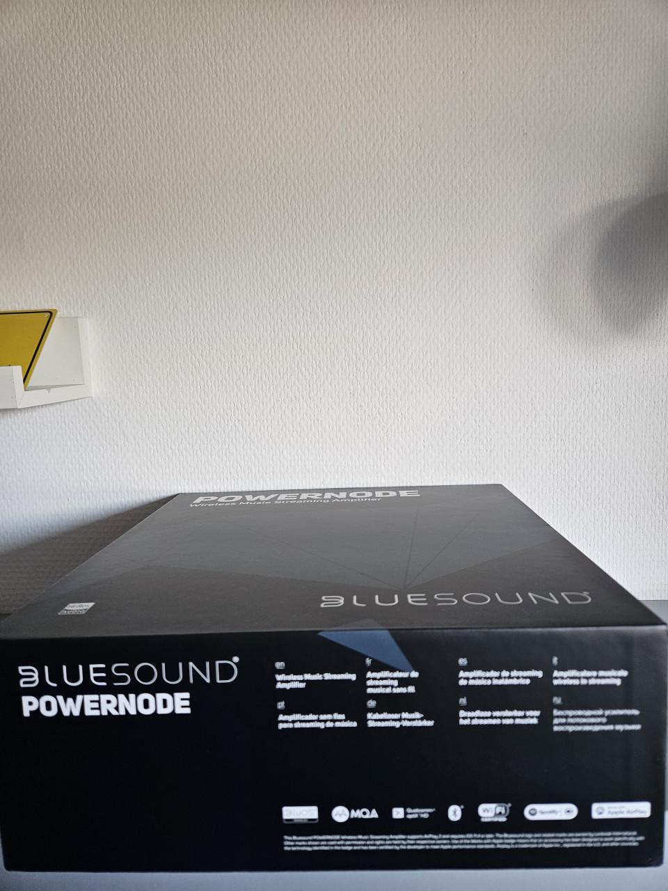 Blue sound powernode; streaming muziekinstallatie