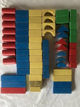 Vintage Houten Blokken