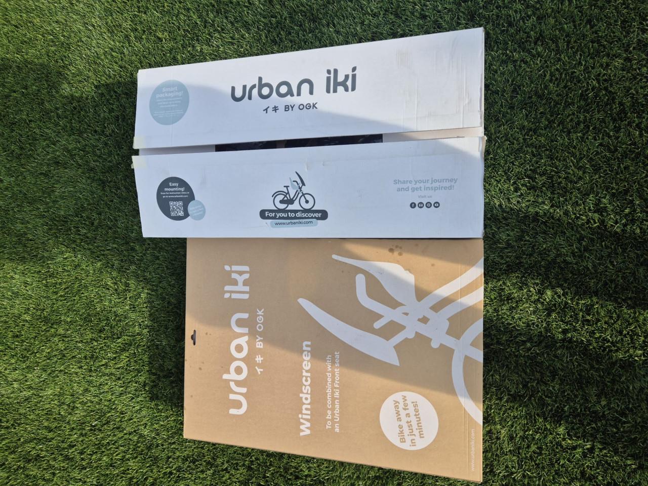 Fiets stoel urban iki met windscherm (2 beschikbaar/ nieuwe en gebruikte)