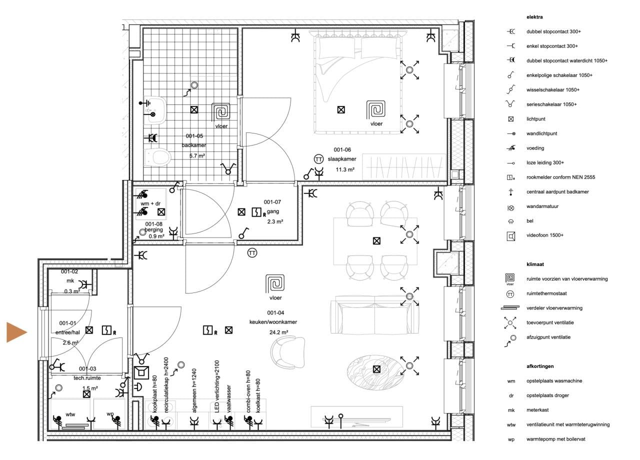 Te huur in centrum Middelburg een luxe loft met berging