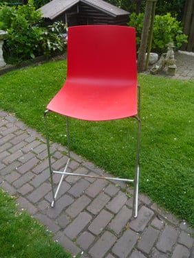 2 rode barkrukken