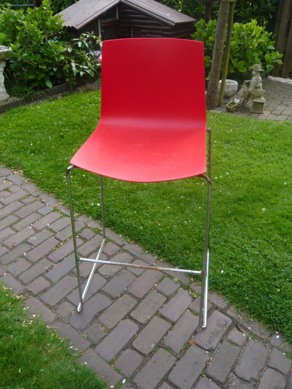 2 rode barkrukken